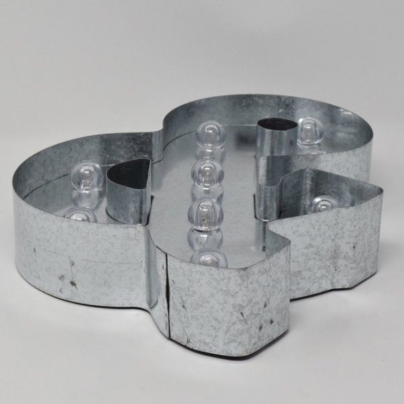 Light Up & Ampersand And Sign Marquee Metal 10" Party Tabletop Shelf Decor - Picture 8 of 16